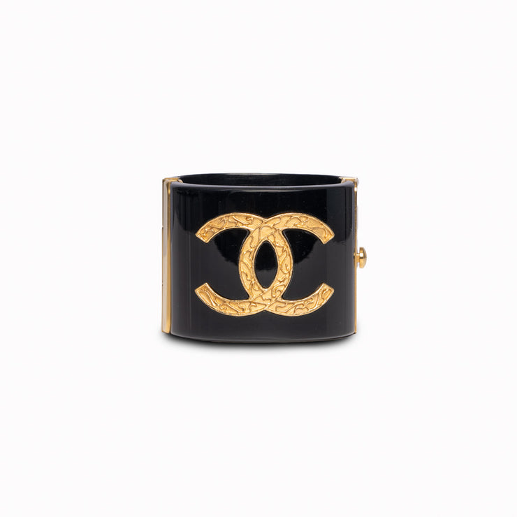 Chanel CC Resin Cuff 2011 Bombay Collection