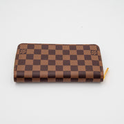 Louis Vuitton 2020 Damier Ebene Zippy Wallet, Rose Ballerine