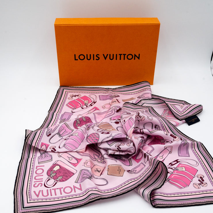 Louis Vuitton Pink Scarf