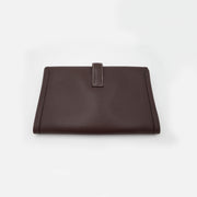 Hermes Epsom JIGE PM Clutch Bag in brown